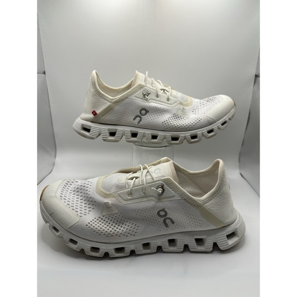 Once We Were Warriors Shoes - Size 8.5 - ON Cloud 5 Coast Undyed White Pearl Women's